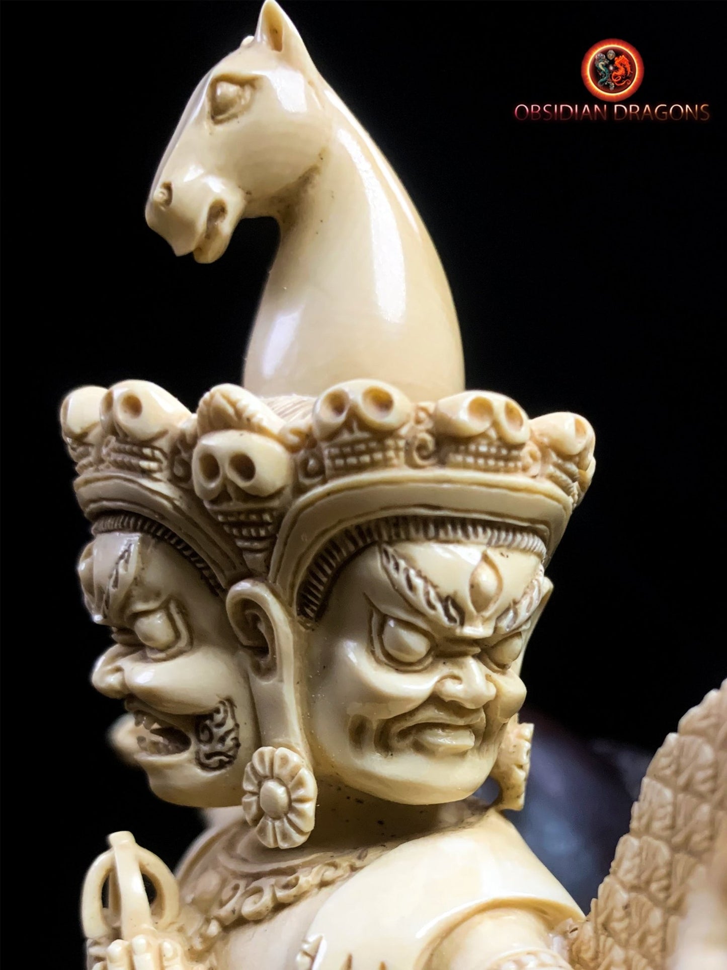 Phurba Rare en Ivoire de Mammouth- Artisanat exceptionnel