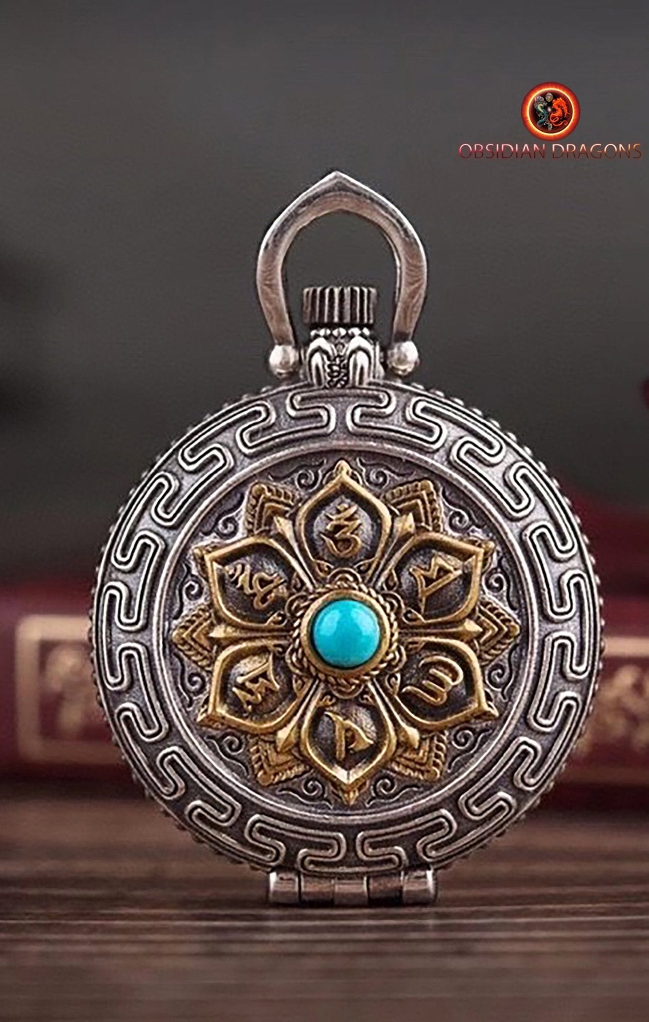 Reliquaire bouddhiste tibétain- Dorje tournant