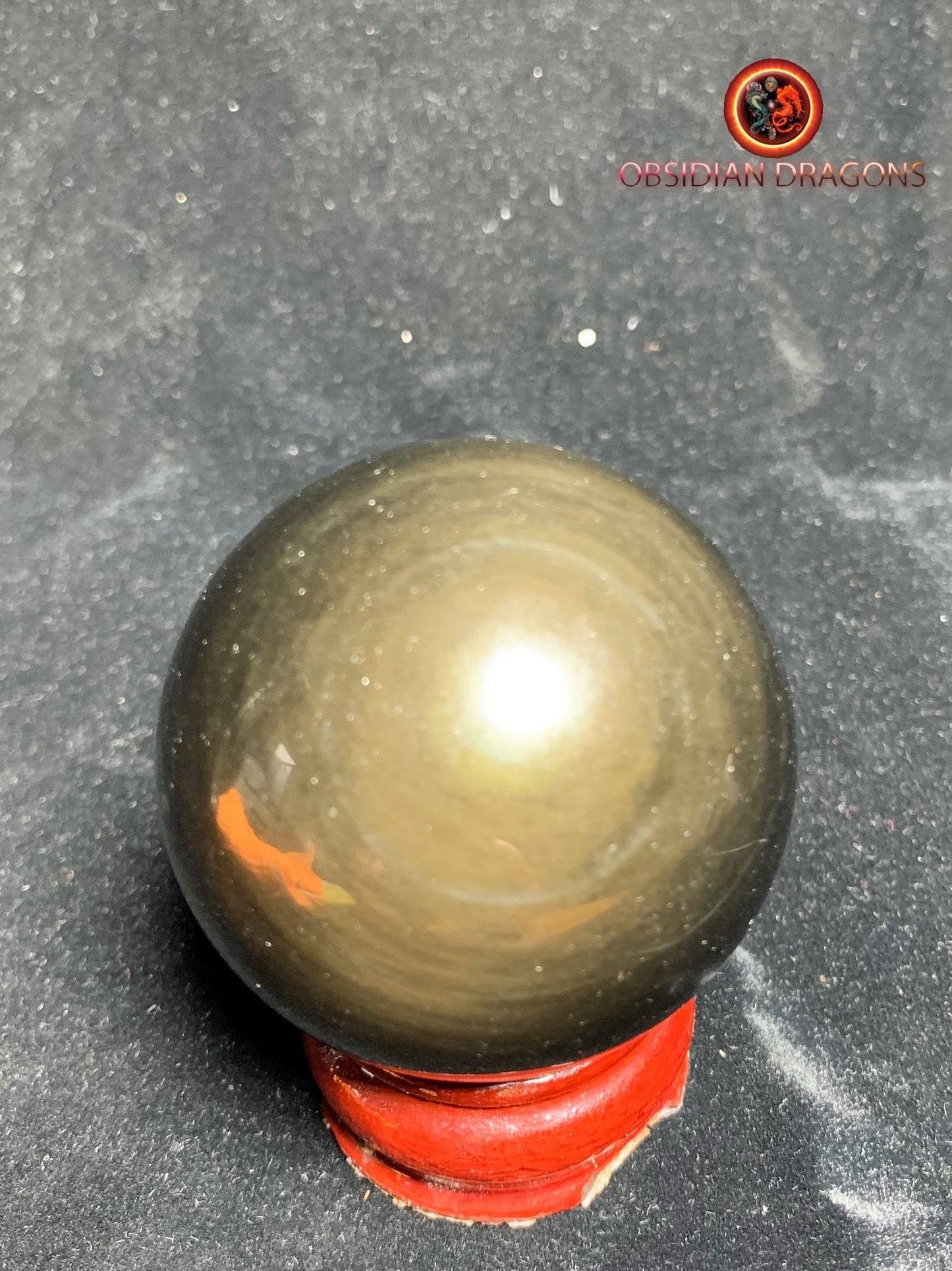 Sphère en obsidienne œil céleste - Unique - 5.88 cm
