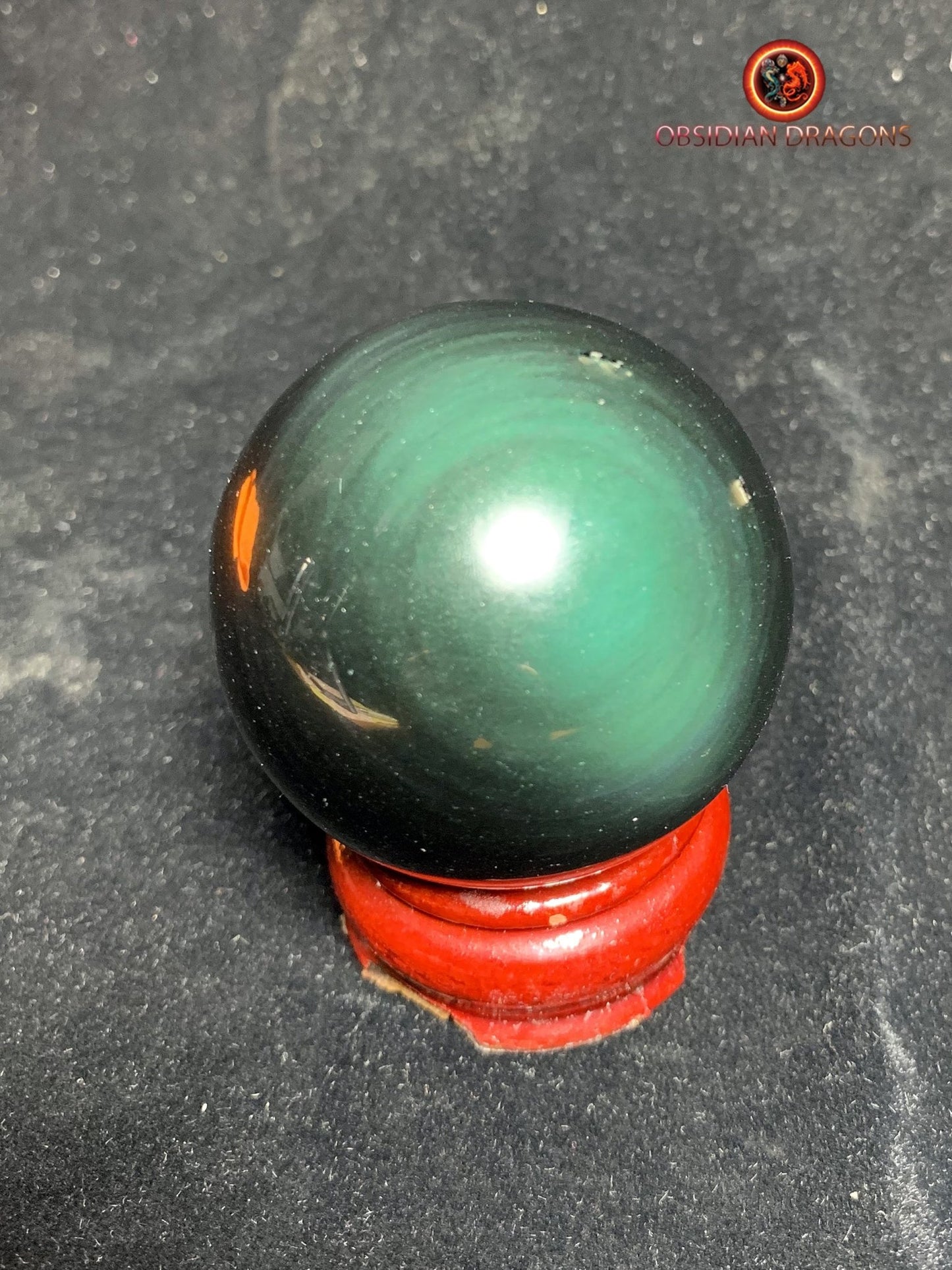 Sphère en obsidienne œil céleste - Unique - 5.44 cm