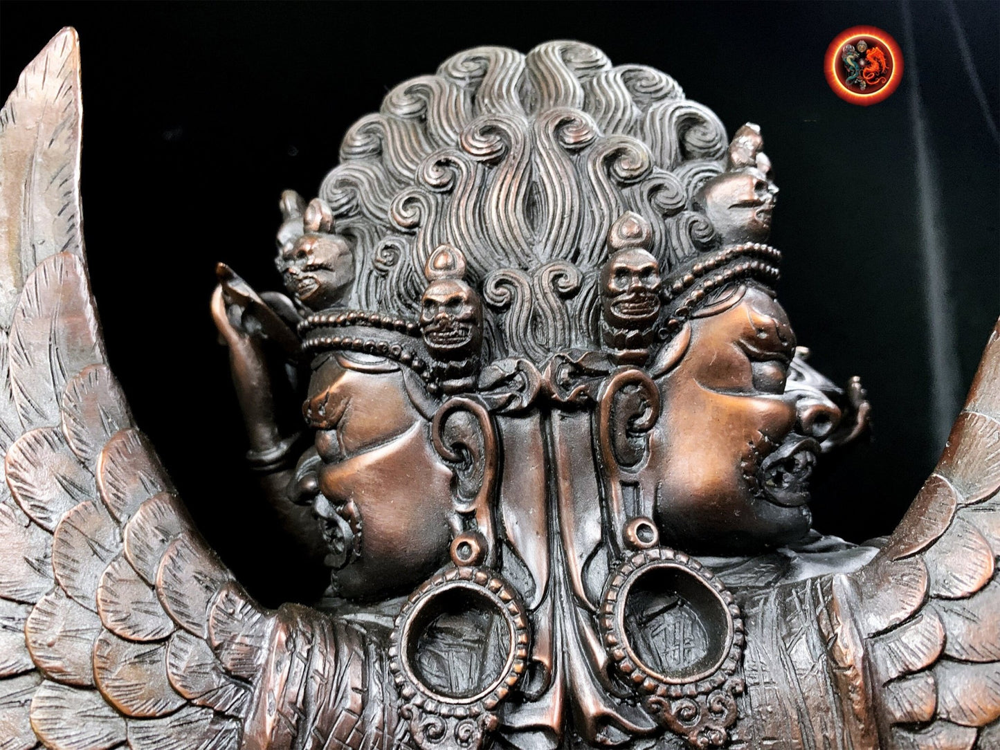 Statuette de vajrakilaya en bronze- Statuette yab yum | obsidian dragons