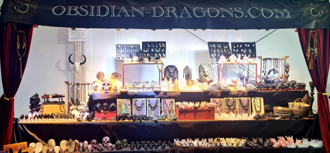 Calendrier salons aux minéraux - Rencontrez Obsidian Dragons