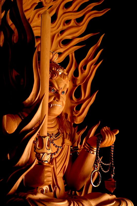 Acala, chef des Vidyaraja, les 5 rois de la connaissance et des sciences magiques bouddhistes