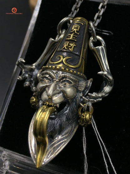 Amulette taoïste de Bai Wu Chang - Protection des voyageurs | obsidian dragons
