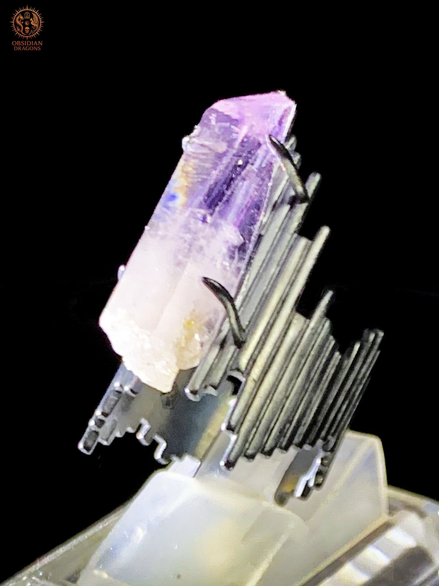 Bague Améthyste et Argent – Pointe d’Améthyste de Vera Cruz | obsidian dragons