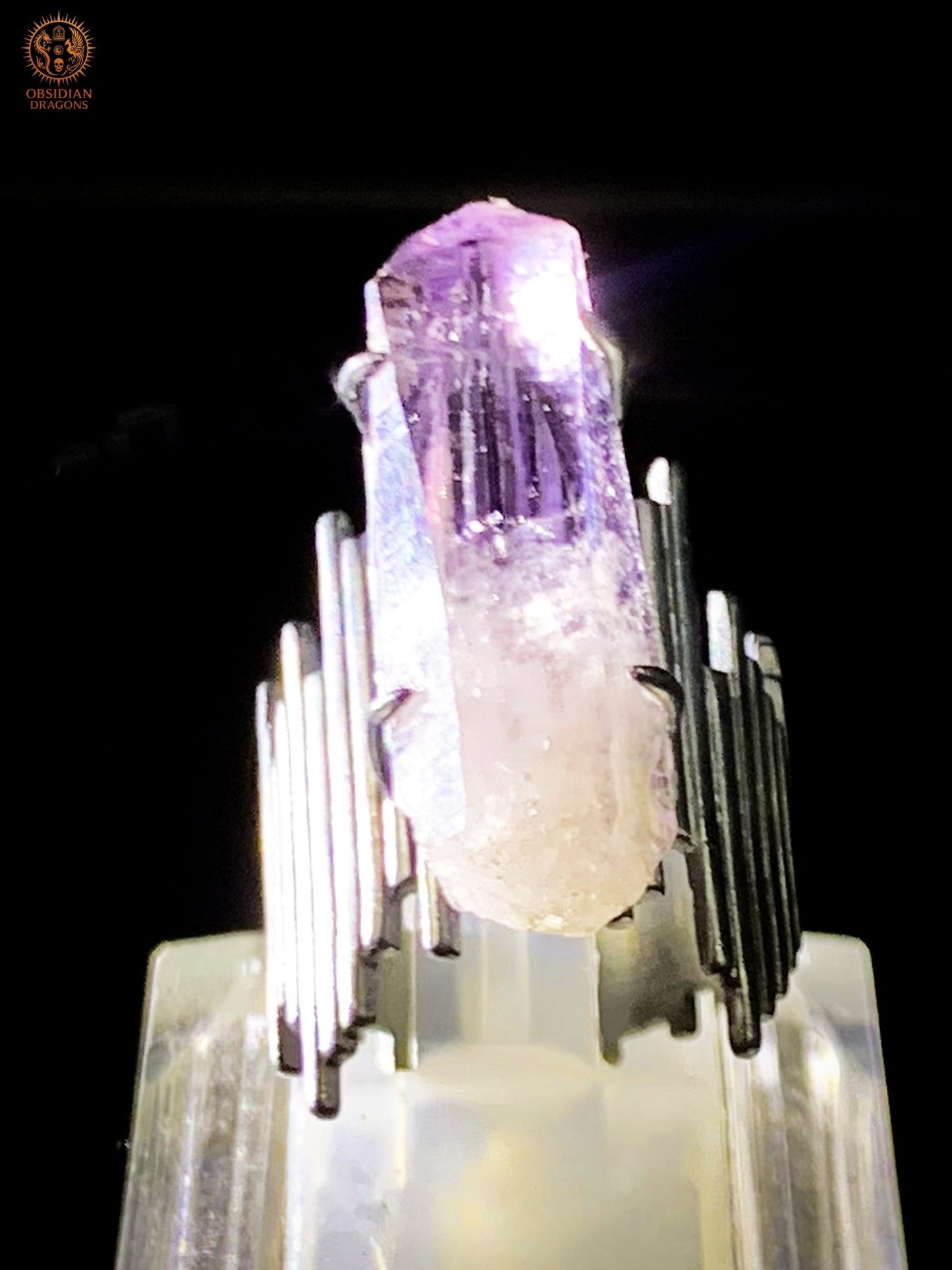 Bague Améthyste et Argent – Pointe d’Améthyste de Vera Cruz | obsidian dragons