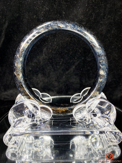 Bracelet Jonc en Œil de Faucon - Pierre Naturelle Certifiée | obsidian dragons