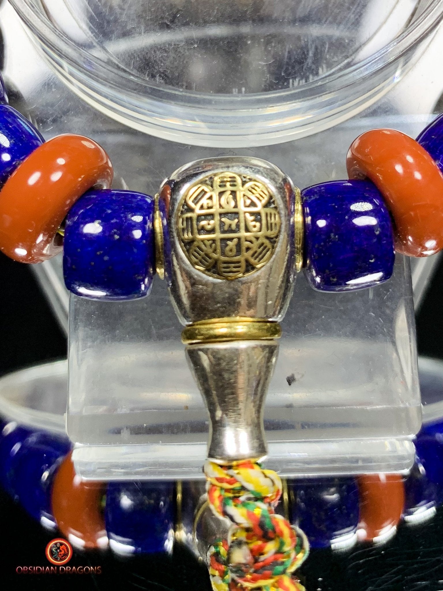 Bracelet en Lapis Lazuli - Protection Bouddhiste - Talisman AM | obsidian dragons