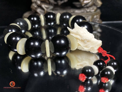 Bracelet en Obsidienne oeil Céleste - Énergie du Dragon | obsidian dragons