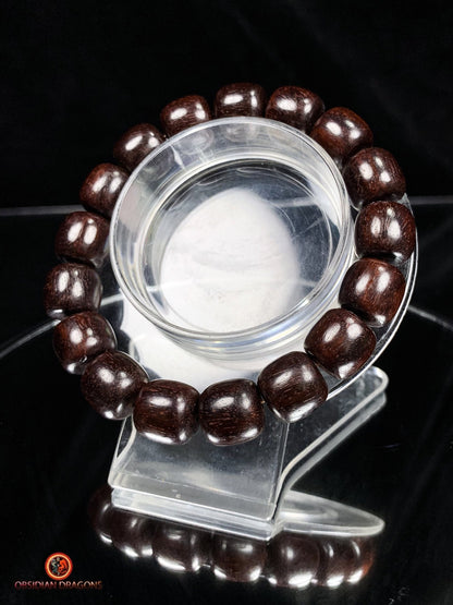 Bracelet en Santal Rouge - Protection et Énergie Positive | obsidian dragons