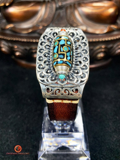 Bracelet Tibétain- DZI à 9 Yeux - Expulser le Mal | obsidian dragons