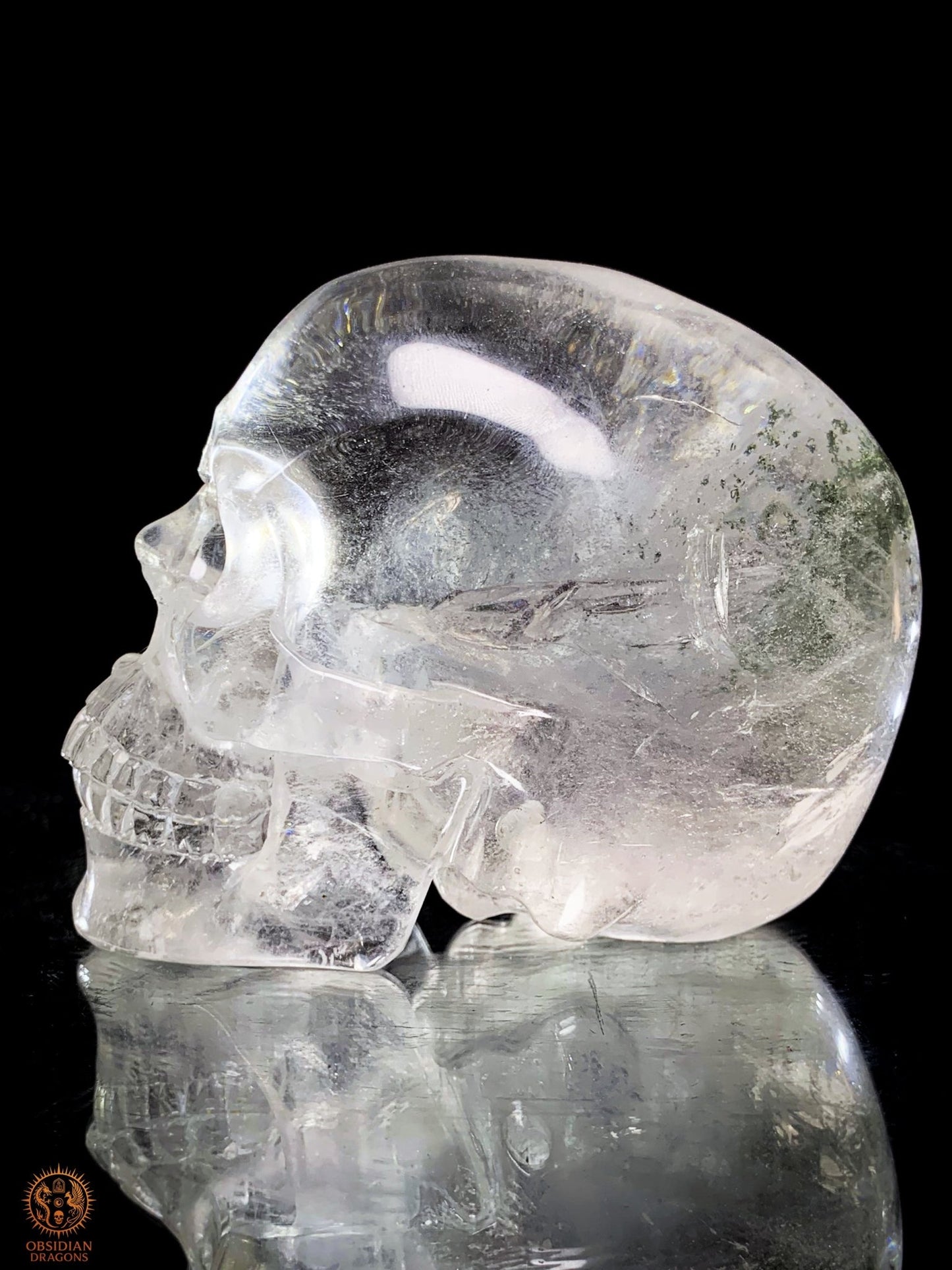 Crâne de Cristal Rare - Cristal de Roche – Pièce de Collection