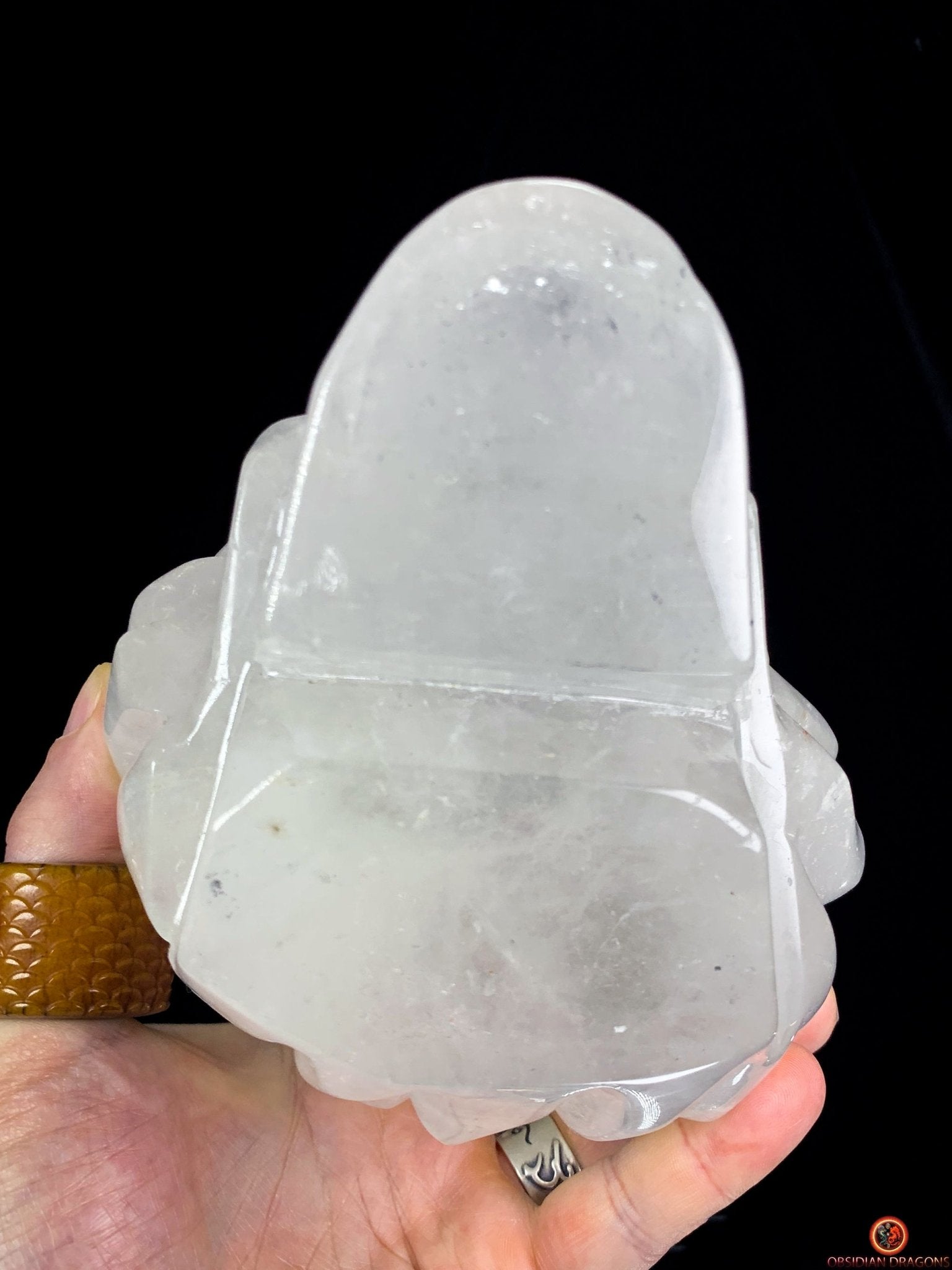 Crâne de Cristal de Roche – Flammes de Transcendance - obsidian dragons