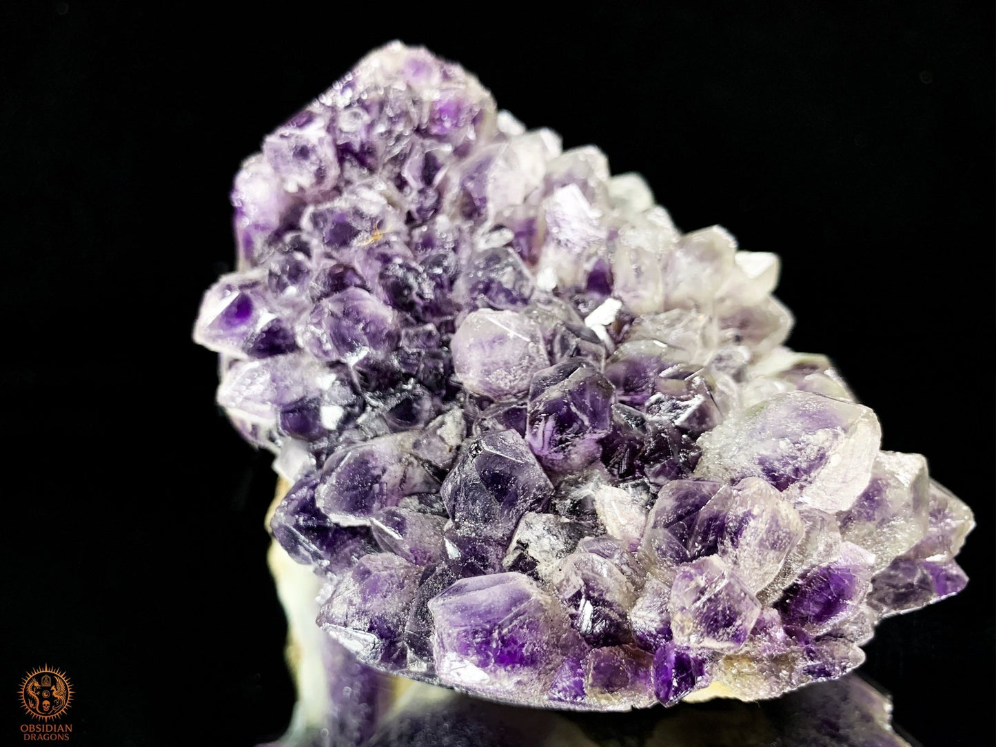 Crâne de Cristal en Améthyste brut – Guide des Seuils | obsidian dragons