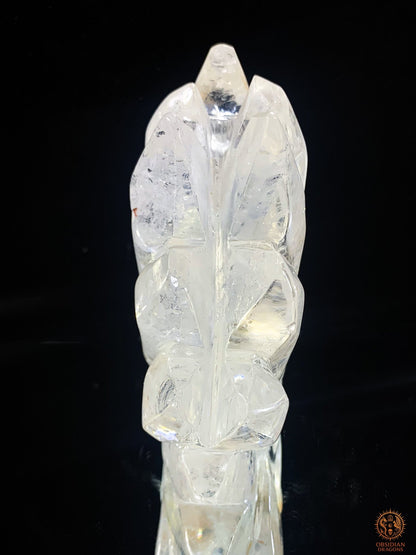 Crâne de Cristal en Cristal de Roche – Crête de Lumière | obsidian dragons