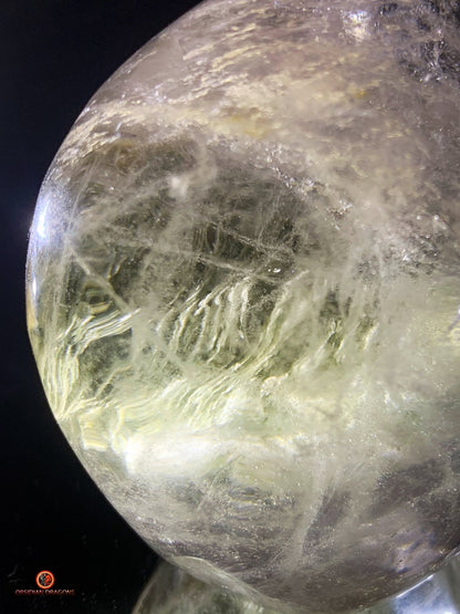 Crâne de Cristal en Quartz Lodolite - Qualité Supérieure | obsidian dragons