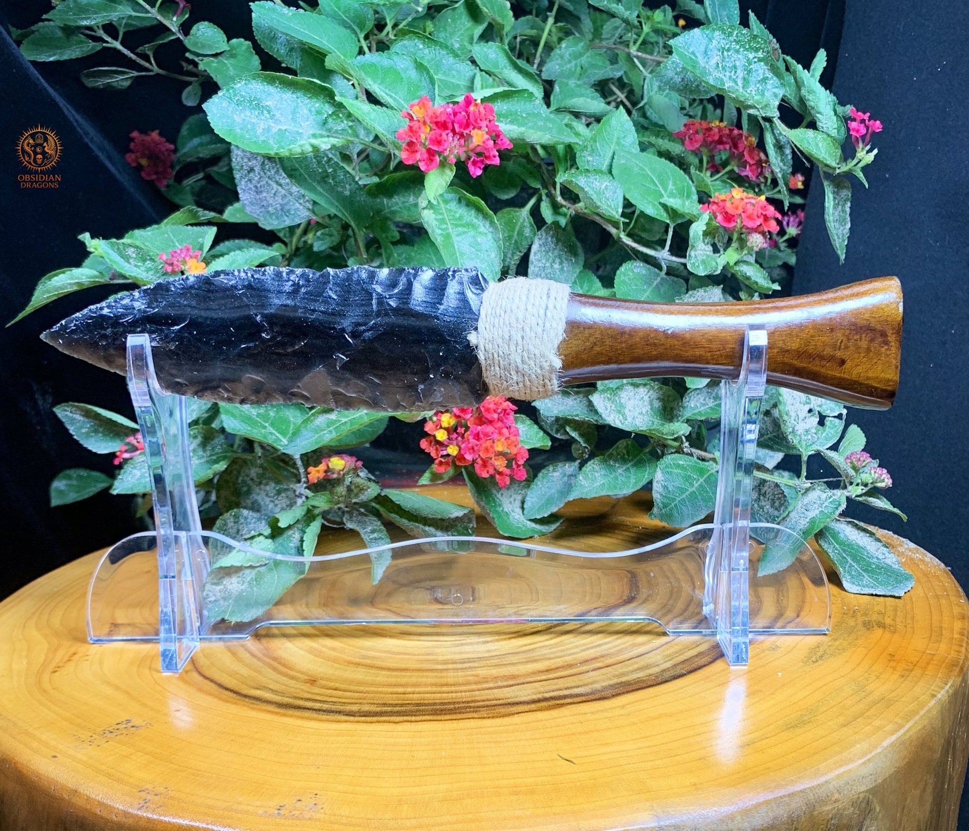 Dague en Obsidienne – Obsidienne Argentée – Trancher l’Illusion | obsidian dragons