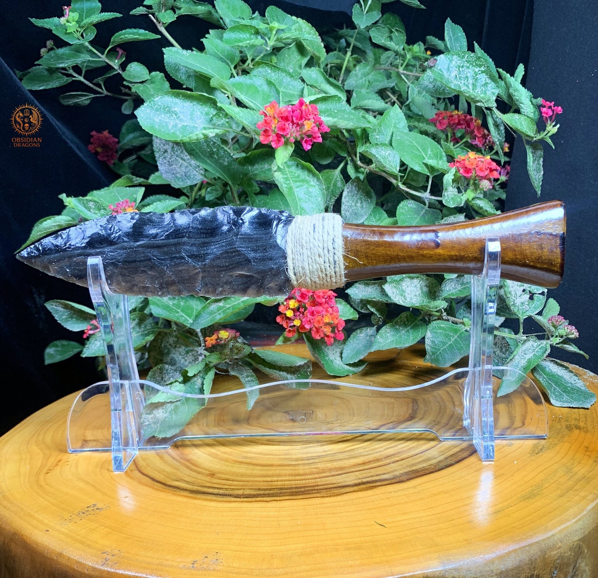 Dague en Obsidienne – Obsidienne Argentée – Trancher l’Illusion | obsidian dragons