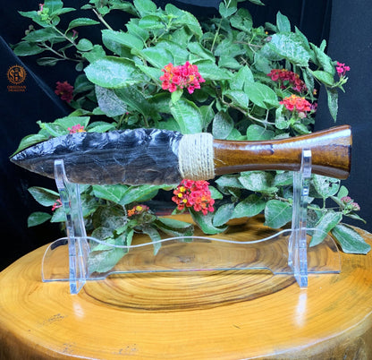 Dague en Obsidienne – Obsidienne Argentée – Trancher l’Illusion | obsidian dragons