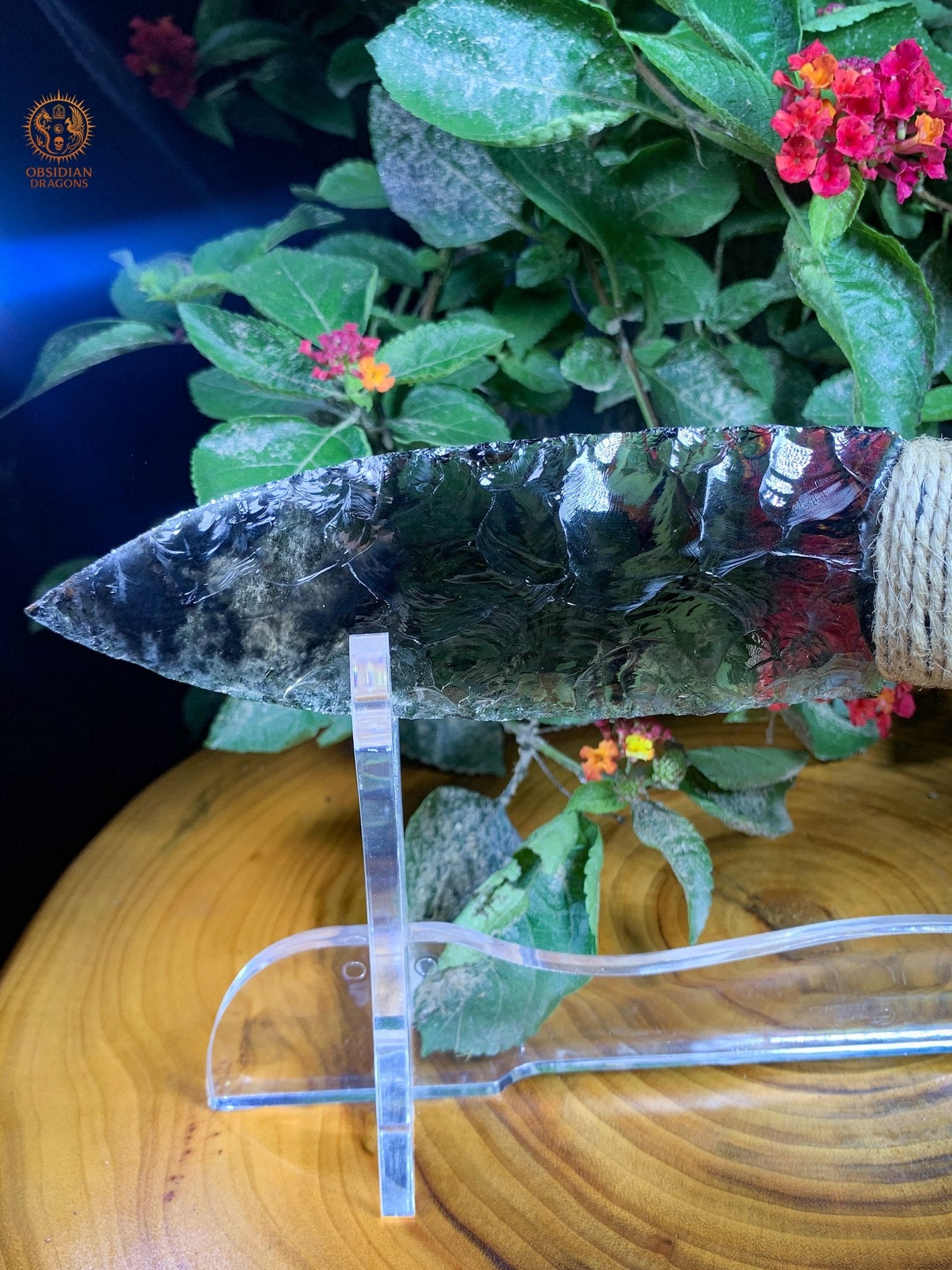 Dague en Obsidienne – Obsidienne Glace – Fendre l’Illusion | obsidian dragons