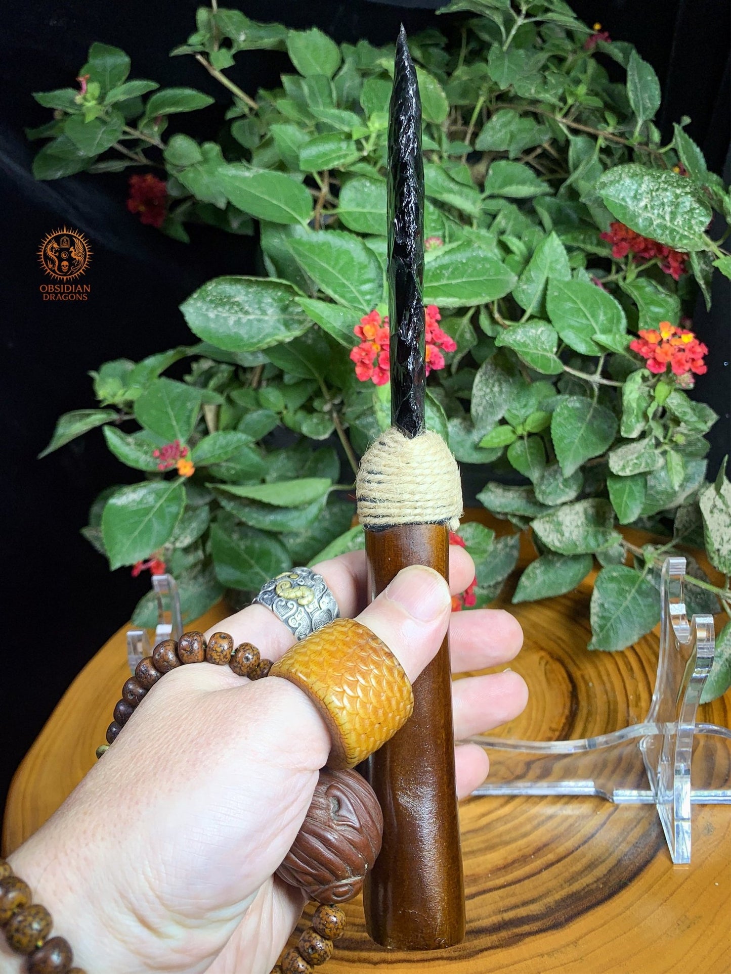 Dague en Obsidienne – Obsidienne Glace – Fendre l’Illusion | obsidian dragons