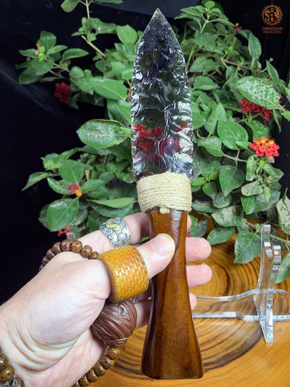 Dague en Obsidienne – Obsidienne Glace – Fendre l’Illusion | obsidian dragons