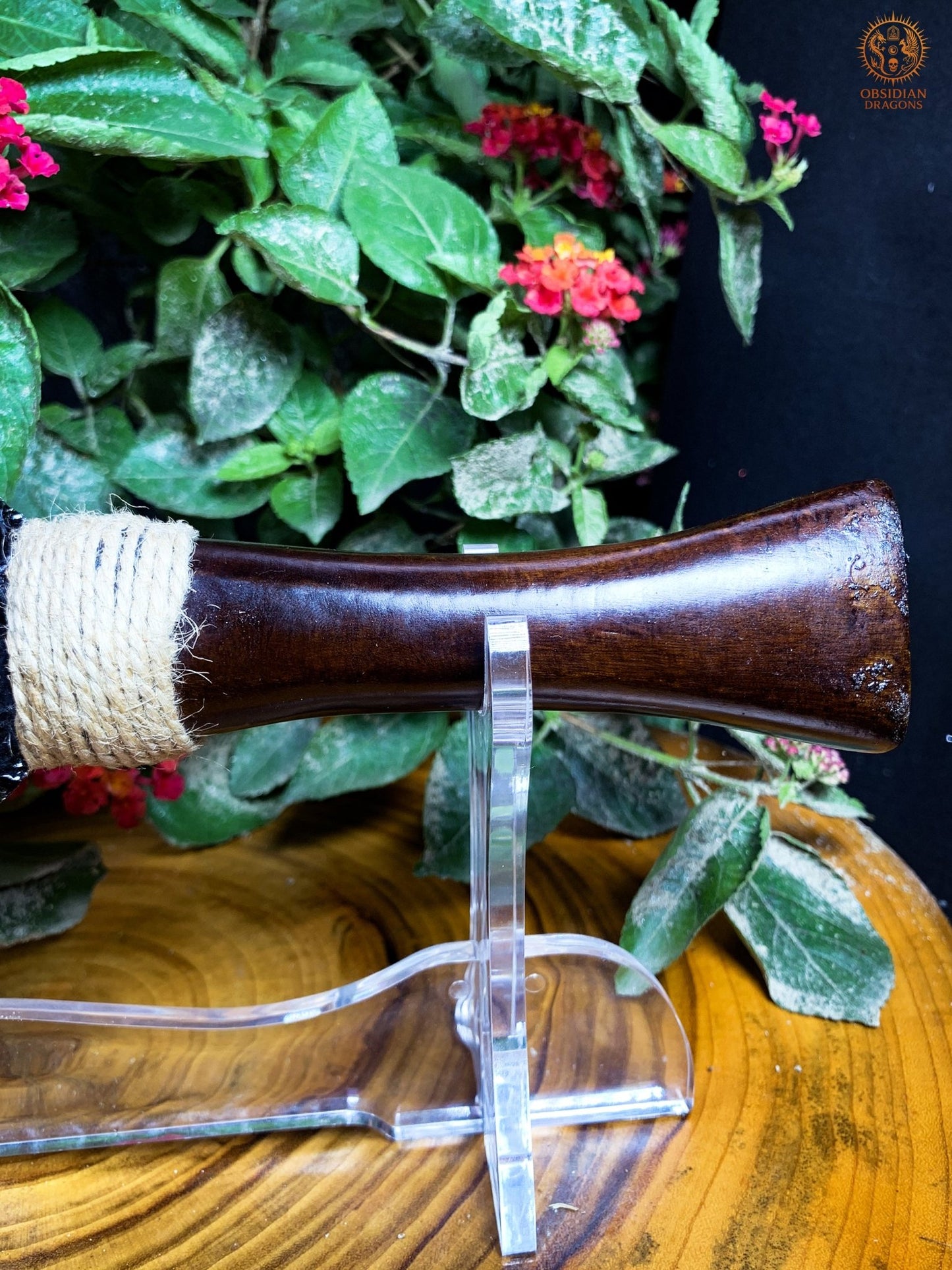 Dague en Obsidienne noire naturelle – Trancher l’Illusion | obsidian dragons