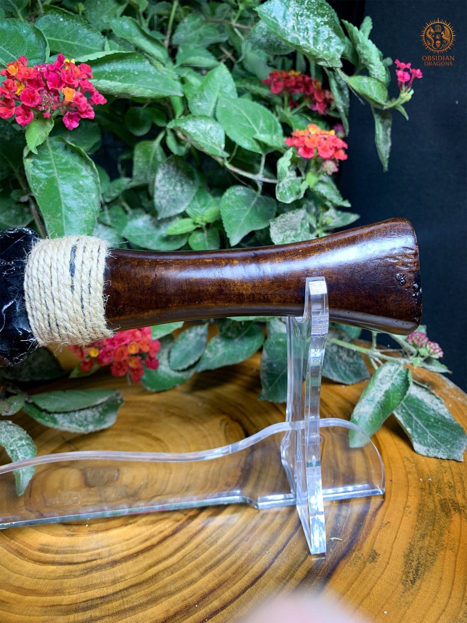 Dague en Obsidienne noire naturelle – Trancher l’Illusion | obsidian dragons