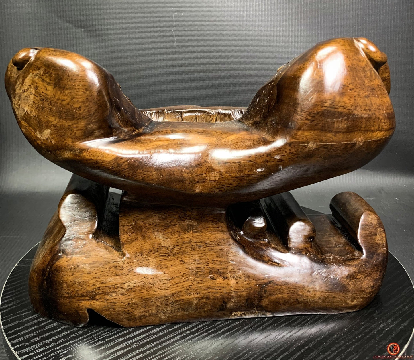 Dragon en Obsidienne Œil Céleste – Chef-d’œuvre Unique