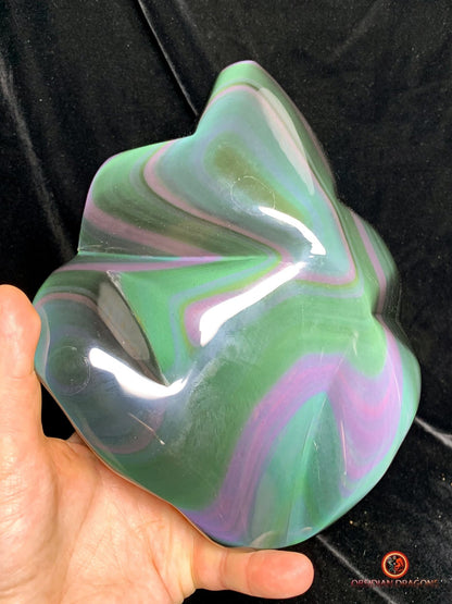 Exceptionnelle Obsidienne Œil Céleste Naturelle - Forme Libre | obsidian dragons