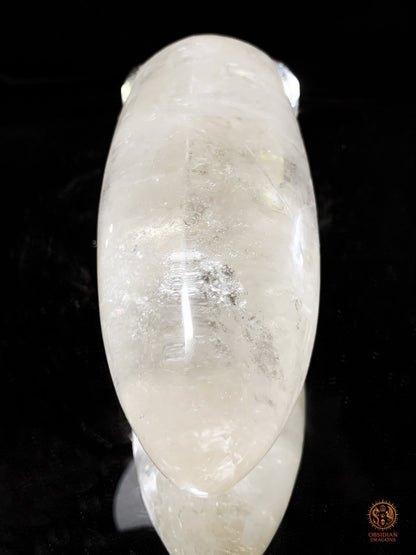 Imposant Crâne de Cristal Alien en Cristal de Roche - Rare