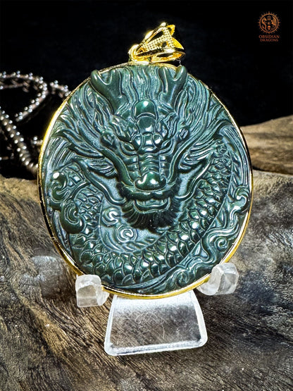 Mala Dragon en Obsidienne – Talisman de Protection Unique | obsidian dragons