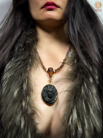 Mala Dragon en Obsidienne – Talisman de Protection Unique | obsidian dragons