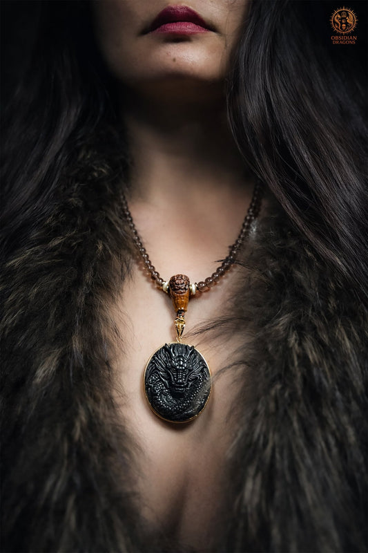 Mala Dragon en Obsidienne – Talisman de Protection Unique | obsidian dragons