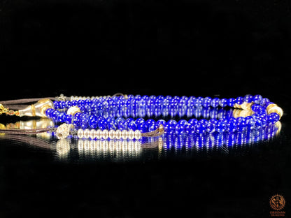 Mala en Lapis Lazuli – Ghau de Vajrapani - Tangka Tibétain