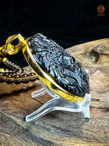 Mala en Obsidienne Dragon – Talisman de Protection Unique | obsidian dragons