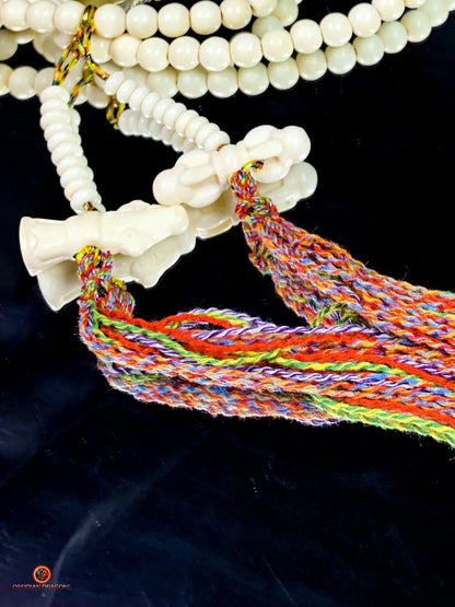 Mala en os - mala tantrique - pratique de Yamantaka - unique - obsidian dragons