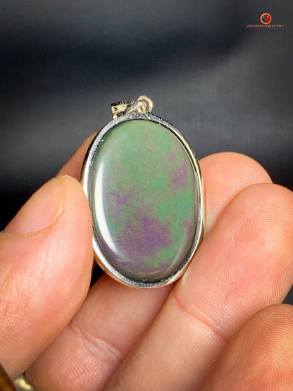 Pendentif en Obsidienne Œil Céleste - Argent 925 - Pierre Naturelle | obsidian dragons