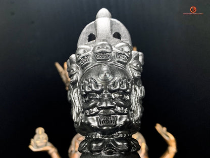 Phurba en obsidienne naturelle - Dague du bouddhisme tantrique | obsidian dragons