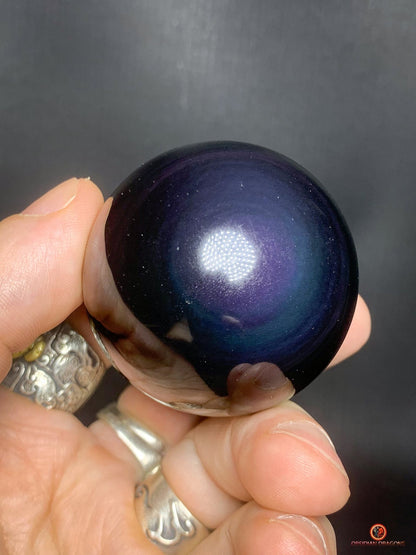 Sphère en Obsidienne Œil Céleste - Diamètre 51mm - 0,162kg | obsidian dragons