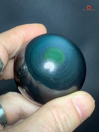 Sphère en Obsidienne Œil Céleste - Diamètre 52mm - 0,164kg | obsidian dragons