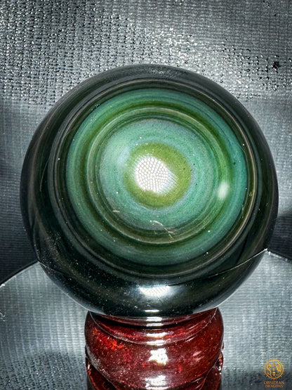 Sphère en obsidienne œil céleste rare – Qualité collection | obsidian dragons