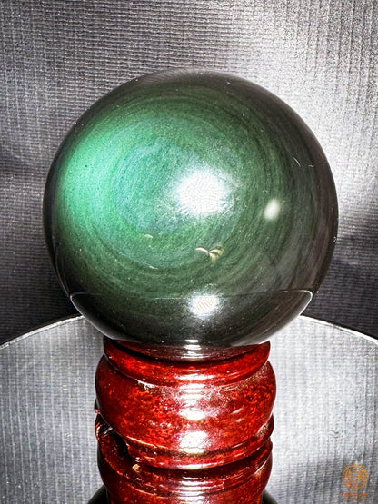 Sphère en obsidienne œil céleste rare - Qualité premium | obsidian dragons