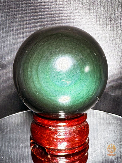 Sphère en obsidienne œil céleste rare - Qualité premium