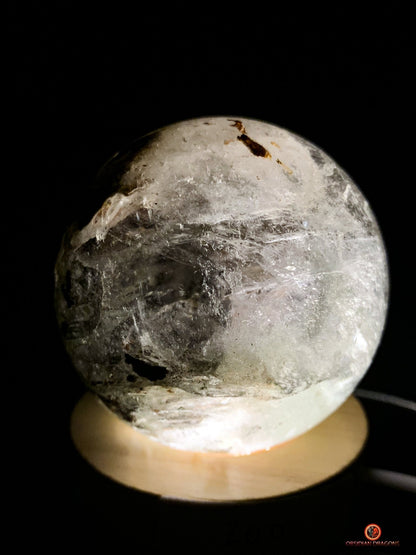 Sphère en Quartz Chlorite - boule de cristal - cristal naturel