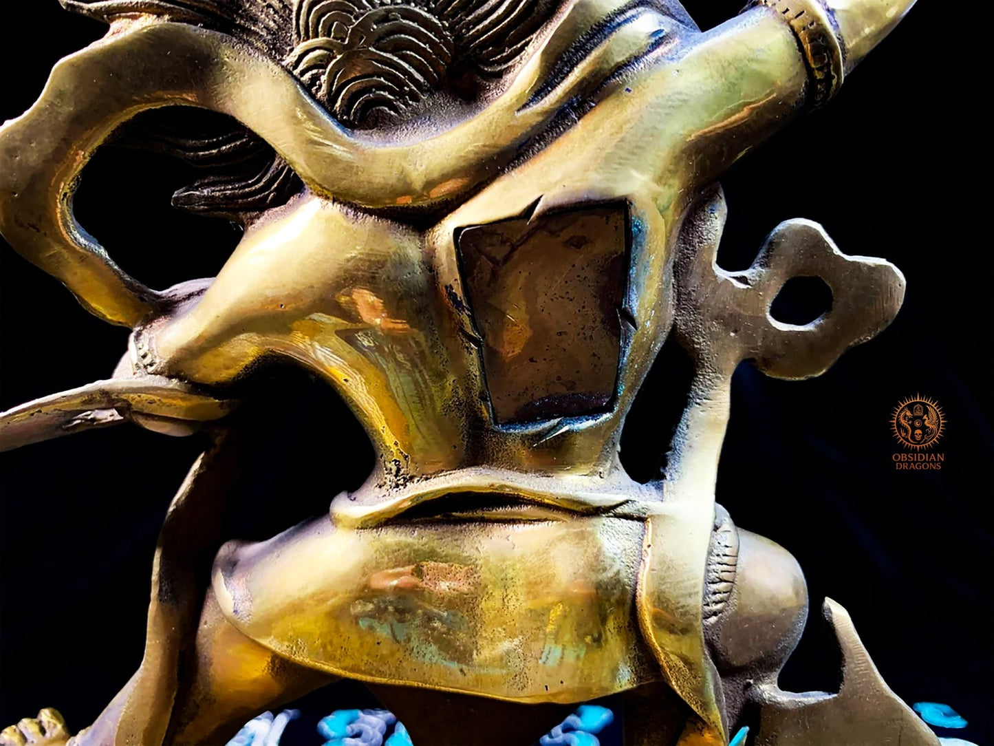 Statue de Vajrapani en Bronze – Dharmapala Bouddhisme Vajrayana | obsidian dragons