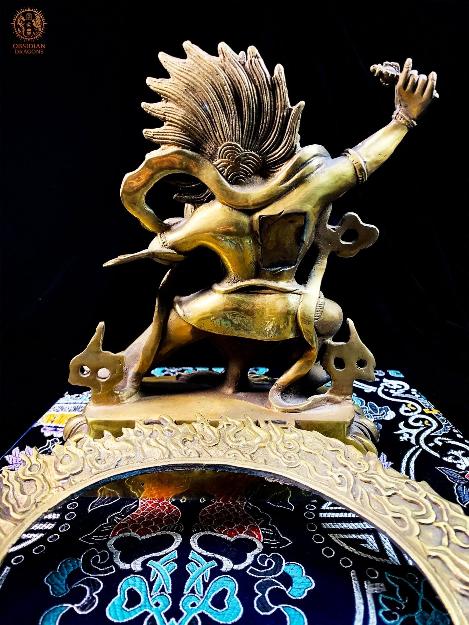 Statue de Vajrapani en Bronze – Dharmapala Bouddhisme Vajrayana | obsidian dragons