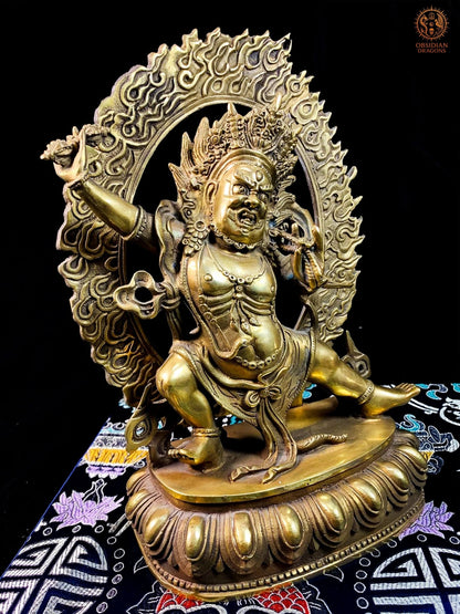 Statue de Vajrapani en Bronze – Dharmapala Bouddhisme Vajrayana | obsidian dragons