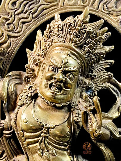 Statue de Vajrapani en Bronze – Dharmapala Bouddhisme Vajrayana | obsidian dragons