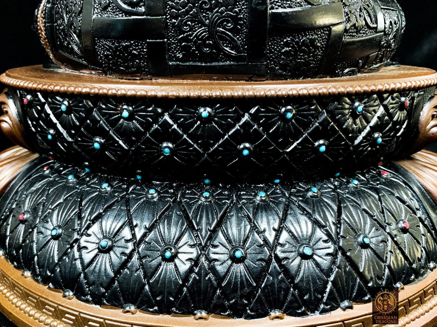 Statue du Bouddha Médecine en Bronze – Chef-d’Œuvre Tibétain | obsidian dragons
